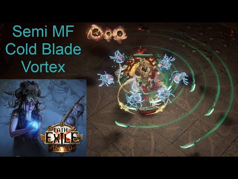 POE [3.20] Semi-Magic Find Cold Blade Vortex Showcase - High Budget Endgame Mapping