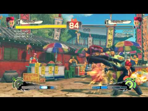 SF4 AE Broken Latif (C. Viper) vs Shinji84D (C. Viper) 1080p