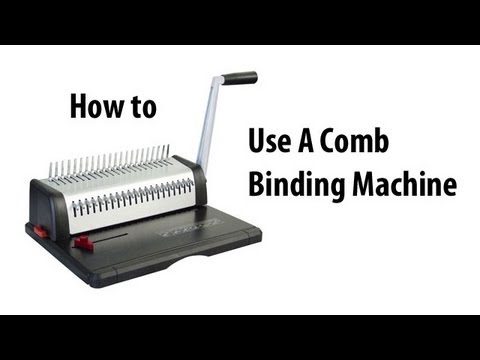 How to comb bind