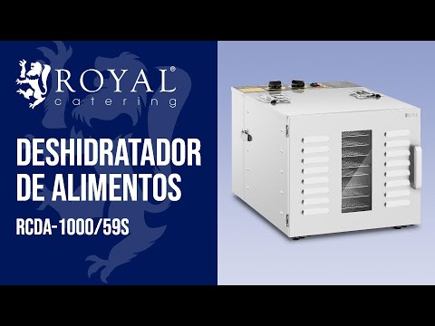 vídeo - Deshidratador de alimentos - 1000 W - 10 insertos