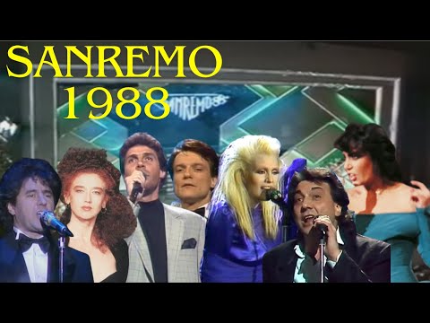 SANREMO 1988 TUTTE LE CANZONI, MASSIMO RANIERI, LUCA BARBAROSSA, FAUSTO LEALI