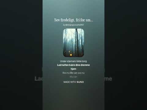 Sov fredeligt, fri for smerte og sorg