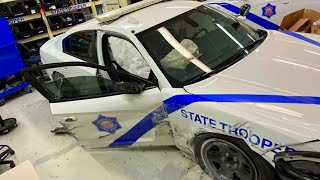 Policeman CRASHED into a Wall at 100 MPH. High Speed Police Chases.