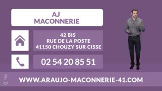 preview picture of video 'Maçonnerie,rénovation,monomur,tailleur de pierre,carrelage, Loir et Cher-AJ MACONNERIE'