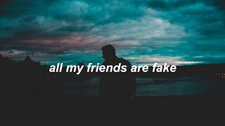 all my friends are fake || Tate McRae Lyrics