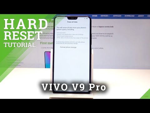 Hard Reset VIVO V9 Pro - Delete All Settings / Wipe Personal Content