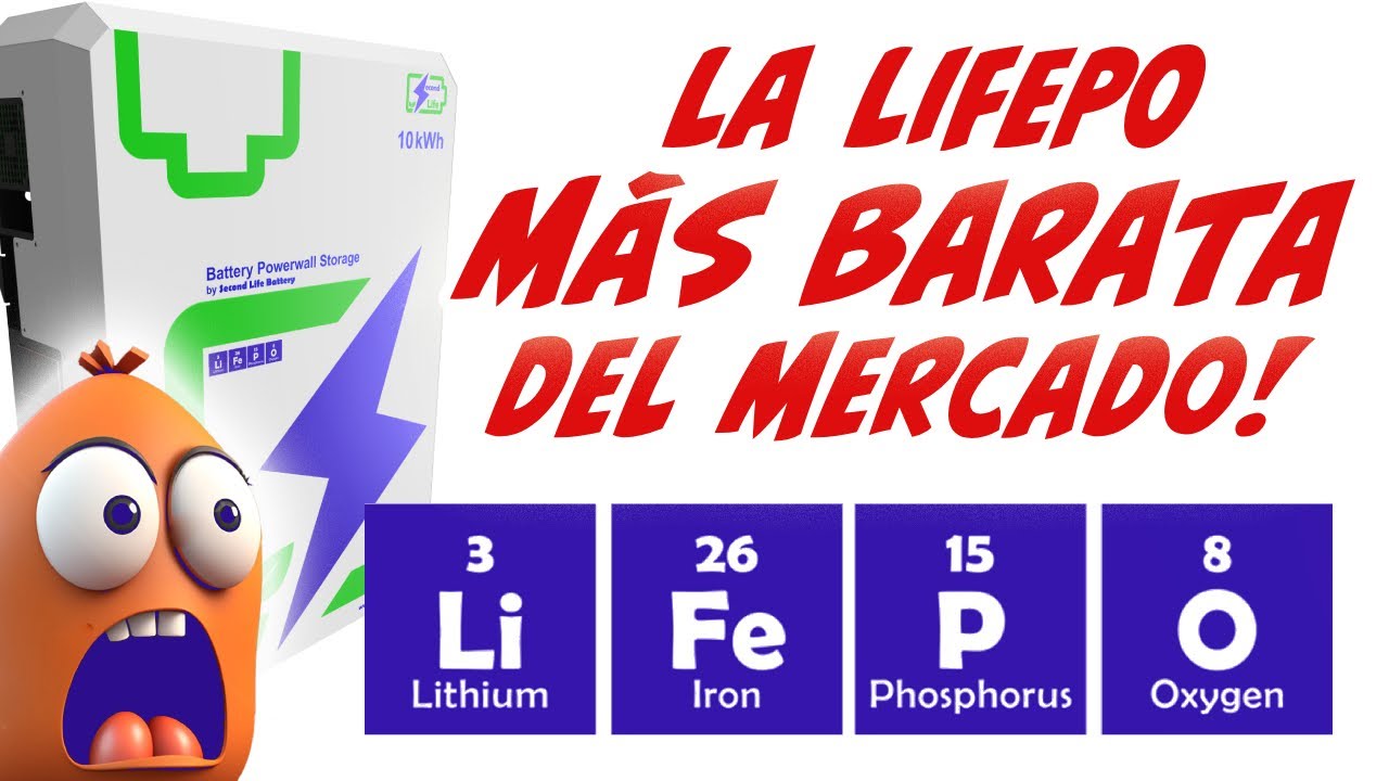La batería LiFePO más barata del mercado !