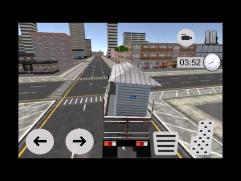 Public Toilet Cargo Truck 3D Video