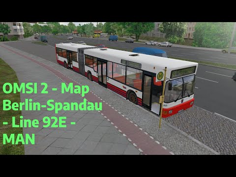 OMSI 2 - Map Berlin-Spandau - Line 92E - MAN