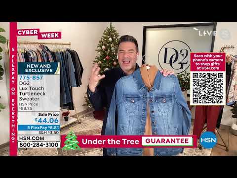 DG2 by Diane Gilman Lux Touch Turtleneck Sweater