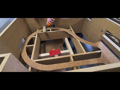 Teil 16 Modelleisenbahn Spur N auf über 6m² der erste Kork wird Verlegt MoBa DoKu Dortmund 1:160 4K