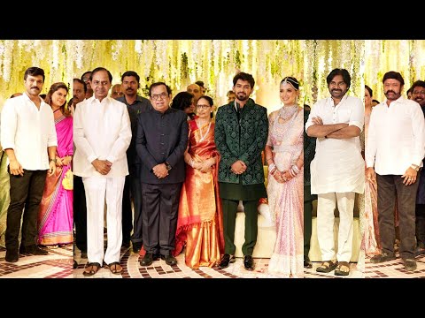 Brahmanandam son Siddharth Marriage: Tollywood Heros & Celebrities Exclusive Visuals | Tag Telugu