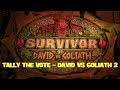 Tally The Vote David Vs Goliath 2
