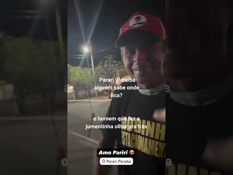 Cidade Parari antes São José das pombas  paraiba