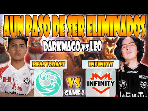 BEASTCOAST VS INFINITY BO3[GAME 2]ELIMINACIÓN K1 HECTOR VS PARKER -BTS PRO SERIES 13:AMERICAS-DOTA 2