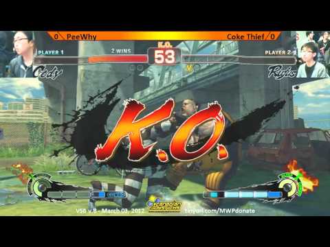 PeeWhy vs Terrence - SSF4AE Singles - Vancover Street Battle 8