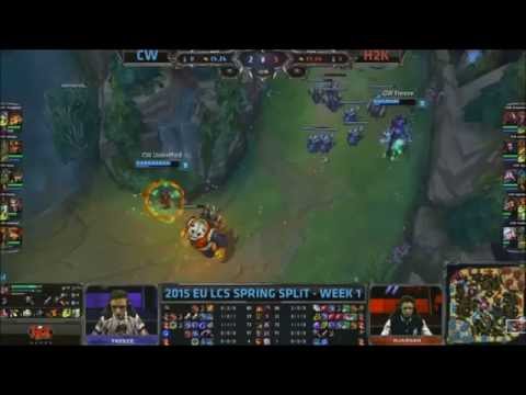 CW Unlimited Annie Fail Flash vs H2K 2015 LCS SPRING