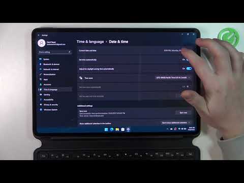 HUAWEI MateBook E Windows 11 - How To Change Date & Time Settings