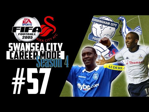 FIFA 2005 - CAREER MODE (SWANSEA CITY) #57 | CHASING CHAMPIONS LEAGUE