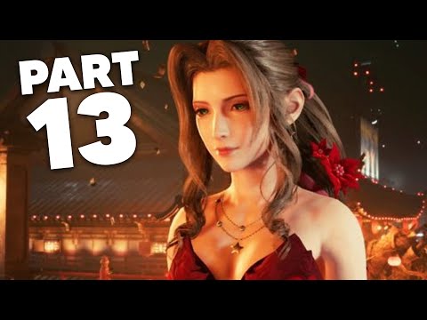 FINAL FANTASY 7 REMAKE PS4 Gameplay Walkthrough Part 13 - AERITH AND RED DRESS (Full Game)