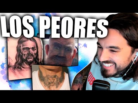REACCIONANDO a los TATUAJES más HORRIBLES de MIS SUBS 😰 (vais a FLIPAR)
