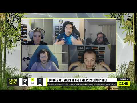 Esl_Dota2 Winners Interview Tundra Esports  - Tundra vs Psg.Lgd  Grand Final.