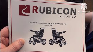 Rubicon Folding Motorized Power Electric Wheelchair Real Honest User Review