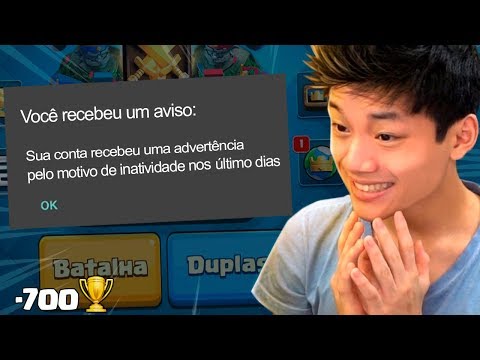 DEPOIS DE UMA SEMANA SEM ABRIR O CLASH ROYALE TOMEI UM SUSTO !!