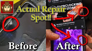 Broke Phone Fix With Toothpaste, Superglue and Resin! (Repairing cracked phone screen.)
