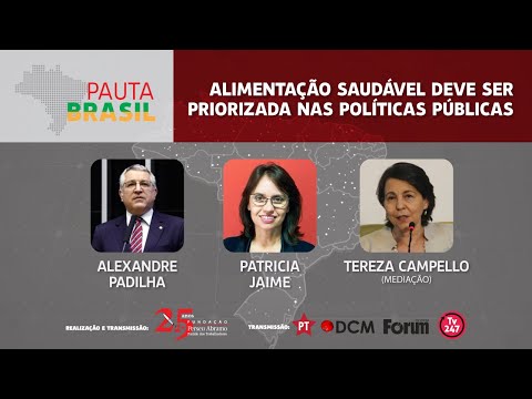 #aovivo | Alimentação Saudável deve ser priorizada nas Políticas Publicas.