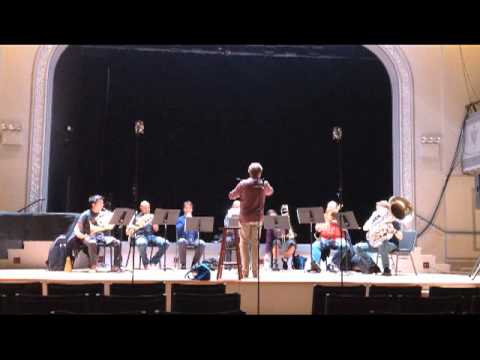 TILT Brass rehearses Mario Diaz de Leon 