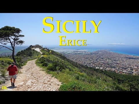 Visiting Erice - the medieval hilltop town - and spectacular scenic walk down - Sicily - Italy 🇮🇹