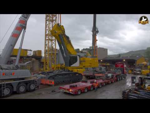 Aregger AG - Rückbau - Baggerankunft A-Rex