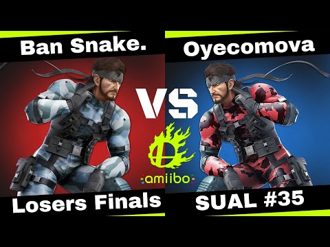 SUAL Amiibo Tournament #35 Losers Finals - Ban Snake. (Snake) vs Oyecomova (Snake)