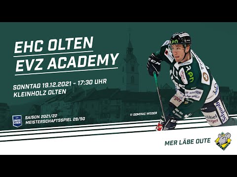 19.12.2021 EHC Olten - EVZ Academy 4:0