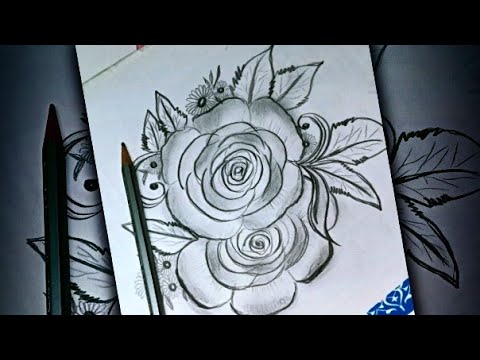 Flowers ✏️ Art Work 🌹🌺 | @Noori's Gallery#artwork #pencilartwork #flowerart