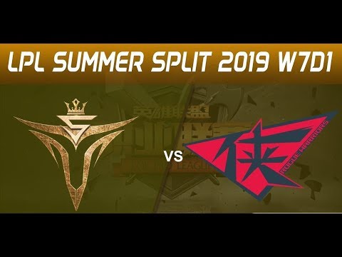 Victory Five vs Rogue Warriors | LPL Summer 2019 W7G1 | FULL GAME