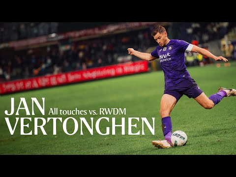 JAN VERTONGHEN | All touches vs. RWDM 🔥