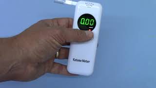 How to set up and use a breath ketone meter