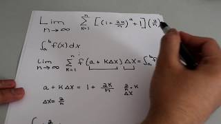 How to Convert a Riemann Sum to a Definite Integral