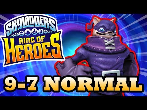 Clearing Normal 9-7 (vs Nightshade) | Skylanders Ring of Heroes