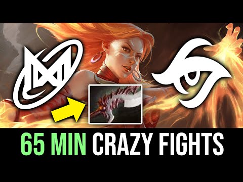 NIGMA vs SECRET — 65 min CRAZY FIGHTS