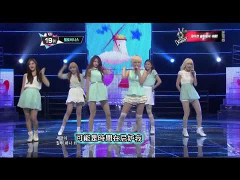 [HD][1080P][中字] 130207 M!Countdown Hello Venus - Romantic love