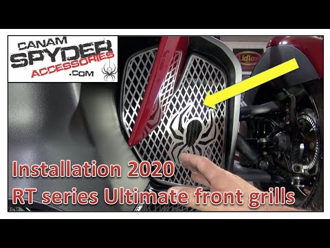 Installation  -  2020 RT series Ultimate front grills - The Spyder Shop