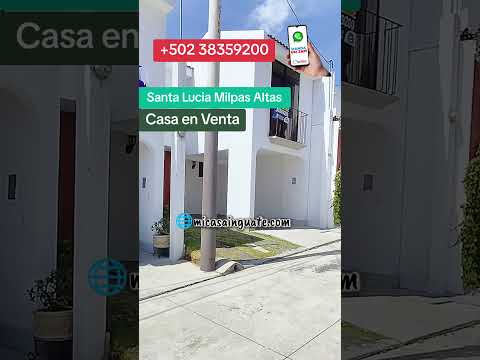 #guatemala #ventacasa Santa Lucia Milpas Altas #sacatepequez / +502 38359200