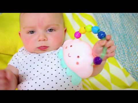 Розвиваюча іграшка-прорізувач Battat "Райдужний Дощик" (BX1560Z)