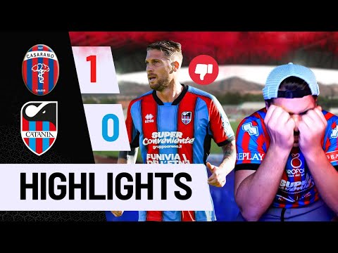 Casarano vs Catania 1-0 | Heavy defeat for the red and blues | Goals and Highlights - Caturano FLOP