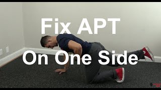 How to fix Anterior Pelvic Tilt on one side