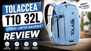 TOLACCEA T10 32L Travel Backpack Review | Perfect Carry-On for Travel?