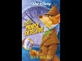 Opening Closing To The Great Mouse Detective 1999 VHS